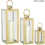 Lanterns Alexandra House Living Gold Steel by Alexandra House Living, Candelabras and candle holders - Ref: D1627173, Price: ...