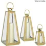 Lanterns Alexandra House Living Gold Steel by Alexandra House Living, Candelabras and candle holders - Ref: D1627176, Price: ...