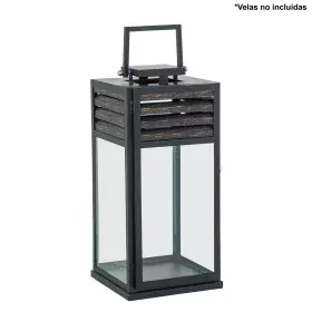 Farol Alexandra House Living Negro Acero de Alexandra House Living, Candelabros y portavelas - Ref: D1627180, Precio: 52,41 €...