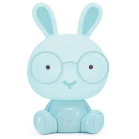 Desk lamp Alexandra House Living Blue Plastic 20 x 31 x 17 cm Rabbit by Alexandra House Living, Bedside and Table Lamps - Ref...