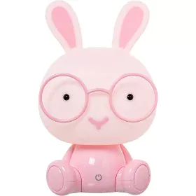 Desk lamp Alexandra House Living Pink Plastic 20 x 31 x 17 cm Rabbit by Alexandra House Living, Bedside and Table Lamps - Ref...