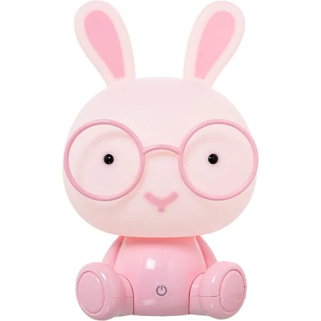 Lampe de bureau Alexandra House Living Rose Plastique 20 x 31 x 17 cm Lapin de Alexandra House Living, Lampes de chevet - Réf...