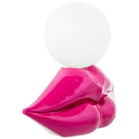 Desk lamp Alexandra House Living Pink Acrylic Plastic Melamin 33 x 29 x 16 cm Lips by Alexandra House Living, Bedside and Tab...