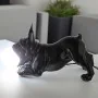 Desk lamp Alexandra House Living Black Acrylic Plastic Melamin 47 x 23 x 20 cm Dog by Alexandra House Living, Bedside and Tab...