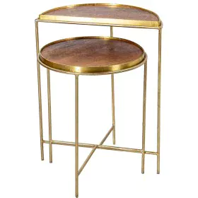 Jeu de 2 tables Alexandra House Living Marron Doré de Alexandra House Living, Tables de service - Réf : D1627301, Prix : 175,...