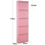 Shoe Rack Alexandra House Living Pink 50 x 170 x 15 cm 5 drawers by Alexandra House Living, Shoe organisers - Ref: D1627442, ...