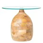 Mesa de apoio Alexandra House Living Castanho Transparente 50 x 42 x 50 cm de Alexandra House Living, Mesas auxiliares - Ref:...