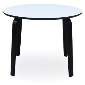 Dining Table Alexandra House Living White Black Wood 100 x 76 x 100 cm by Alexandra House Living, Dining Tables - Ref: D16274...