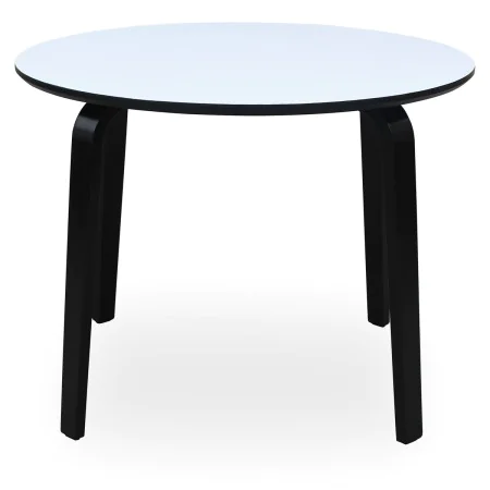 Dining Table Alexandra House Living White Black Wood 100 x 76 x 100 cm by Alexandra House Living, Dining Tables - Ref: D16274...