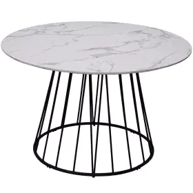 Dining Table Alexandra House Living White Black Metal 120 x 75 x 120 cm by Alexandra House Living, Dining Tables - Ref: D1627...