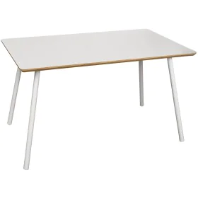 Mesa de Comedor Alexandra House Living Blanco Metal 140 x 75 x 80 cm de Alexandra House Living, Mesas de comedor - Ref: D1627...