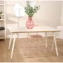 Mesa de Comedor Alexandra House Living Blanco Metal 140 x 75 x 80 cm de Alexandra House Living, Mesas de comedor - Ref: D1627...