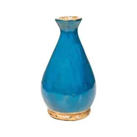 Vase Romimex Blue Ceramic 15 x 25 x 15 cm by Romimex, Flower Pots - Ref: D1628730, Price: 42,87 €, Discount: %