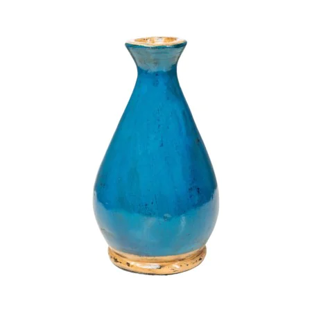 Vase Romimex Blue Ceramic 15 x 25 x 15 cm by Romimex, Flower Pots - Ref: D1628730, Price: 46,73 €, Discount: %