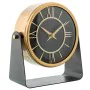 Reloj de Mesa Alexandra House Living Negro Dorado Metal 20 x 17 x 8 cm de Alexandra House Living, Relojes de escritorio - Ref...