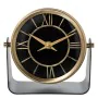 Reloj de Mesa Alexandra House Living Negro Dorado Metal 14 x 14 x 8 cm de Alexandra House Living, Relojes de escritorio - Ref...