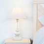 Desk lamp Alexandra House Living White Metal 40 W 20 x 33 x 20 cm by Alexandra House Living, Bedside and Table Lamps - Ref: D...