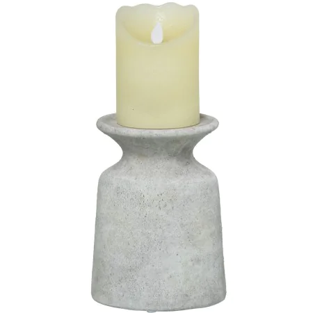 Castiçais Alexandra House Living Branco Cerâmica 13 x 17 x 11 cm de Alexandra House Living, Candelabros e suportes para velas...