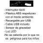 Lámpara de mesa Alexandra House Living ON/OFF Blanco Plástico 19 x 10 x 6 cm de Alexandra House Living, Lámparas de mesa y me...