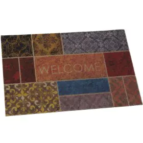 Doormat Alexandra House Living Welcome Multicolour 60 x 1 x 40 cm by Alexandra House Living, Doormats - Ref: D1629486, Price:...