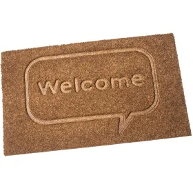 Doormat Alexandra House Living Welcome Brown 45 x 2 x 75 cm by Alexandra House Living, Doormats - Ref: D1629490, Price: 10,25...