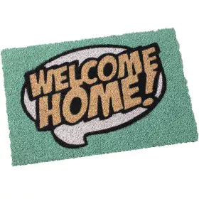 Doormat Alexandra House Living Welcome Home Green 40 x 2 x 60 cm by Alexandra House Living, Doormats - Ref: D1629491, Price: ...