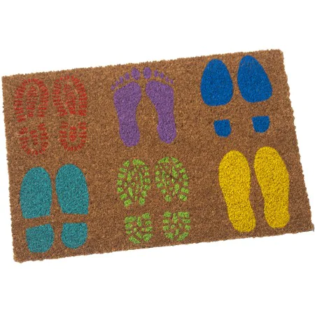 Fußmatte Alexandra House Living footprints Bunt 40 x 2 x 60 cm von Alexandra House Living, Fußmatten - Ref: D1629492, Preis: ...