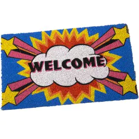 Doormat Alexandra House Living Welcome Multicolour 45 x 2 x 75 cm by Alexandra House Living, Doormats - Ref: D1629500, Price:...