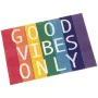 Felpudo Alexandra House Living GOOD VIBES ONLY Multicolor 40 x 1 x 60 cm de Alexandra House Living, Felpudos - Ref: D1629501,...