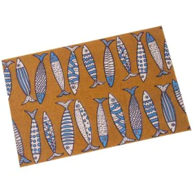 Doormat Alexandra House Living Brown 40 x 1 x 60 cm Fish by Alexandra House Living, Doormats - Ref: D1629506, Price: 9,00 €, ...