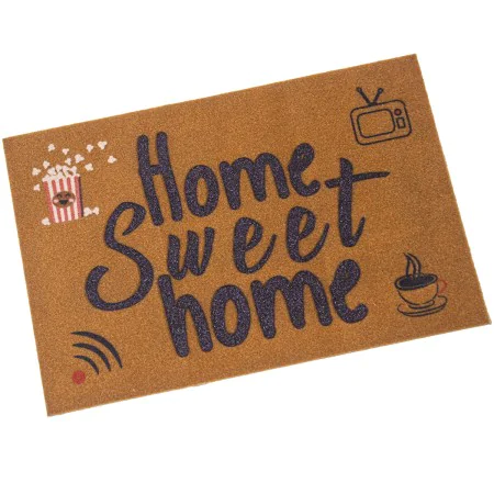 Doormat Alexandra House Living Home Sweet Home Brown 40 x 1 x 60 cm by Alexandra House Living, Doormats - Ref: D1629509, Pric...