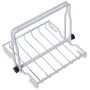 Porta-guardanapos de mesa Alexandra House Living Branco Metal 21 x 15 x 18 cm de Alexandra House Living, Prateleiras e estant...