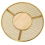 Dessous de plat Alexandra House Living Doré Bois Métal Grille 20 x 2 x 20 cm de Alexandra House Living, Dessous de plats - Ré...