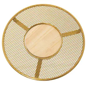 Dessous de plat Alexandra House Living Doré Bois Métal Grille 20 x 2 x 20 cm de Alexandra House Living, Dessous de plats - Ré...