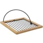 Porta-guardanapos de mesa Alexandra House Living Castanho Preto Madeira Metal 18 x 9 x 18 cm de Alexandra House Living, Prate...