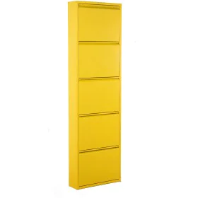 Sapateira Alexandra House Living Amarelo 50 x 170 x 15 cm 5 gavetas de Alexandra House Living, Sapateiras - Ref: D1629562, Pr...