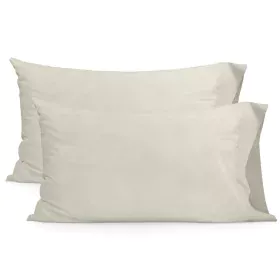 Pillowcase set HappyFriday Beige 50 x 75 cm 2 Pieces by HappyFriday, Sheets and pillowcases - Ref: D1629780, Price: 15,16 €, ...