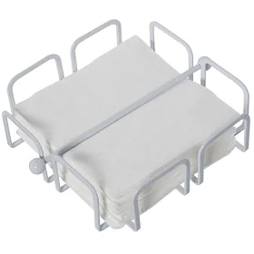 Napkin holder Alexandra House Living White Metal 21 x 7 x 21 cm by Alexandra House Living, Shelves and supports - Ref: D16330...