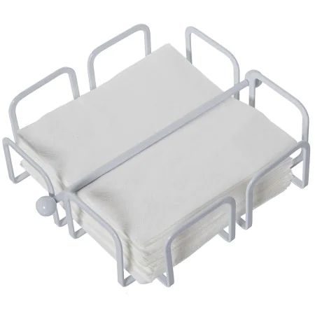 Servilletero de mesa Alexandra House Living Blanco Metal 21 x 7 x 21 cm de Alexandra House Living, Estantes y soportes - Ref:...