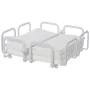 Portatovaglioli da tavola Alexandra House Living Bianco Metallo 21 x 7 x 21 cm di Alexandra House Living, Ripiani e supporti ...