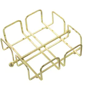 Napkin holder Alexandra House Living Golden Metal 21 x 7 x 21 cm by Alexandra House Living, Shelves and supports - Ref: D1633...