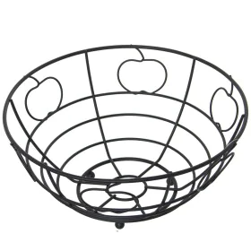 Obstschale Alexandra House Living Schwarz Metall 24 x 12 x 24 cm von Alexandra House Living, Schalen und Schüsseln - Ref: D16...