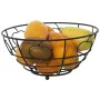 Fruit Bowl Alexandra House Living Black Metal 24 x 12 x 24 cm by Alexandra House Living, Bowls and large cups - Ref: D1633053...