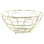 Fruteira Alexandra House Living Dourado Metal 24 x 12 x 24 cm de Alexandra House Living, Travessas e taças - Ref: D1633054, P...