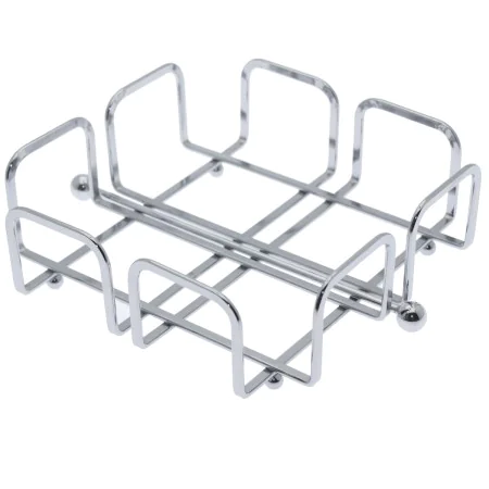 Servilletero de mesa Alexandra House Living Plateado Metal 21 x 7 x 21 cm de Alexandra House Living, Estantes y soportes - Re...