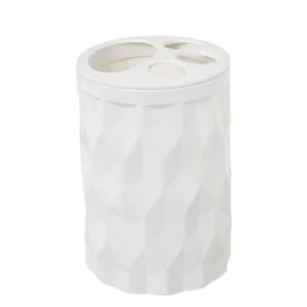 Suporte para a escova de Dentes Alexandra House Living Branco Acrílico Plástico 8 x 12 x 8 cm de Alexandra House Living, Supo...