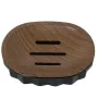 Porte-savon Alexandra House Living Marron Noir Acrylique Plastique Bois 12 x 3 x 9 cm de Alexandra House Living, Supports et ...