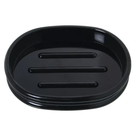 Soap dish Alexandra House Living Black Acrylic Plastic 12 x 2 x 9 cm by Alexandra House Living, Stands and dispensers - Ref: ...