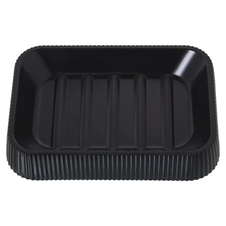 Soap dish Alexandra House Living Black Acrylic Plastic 13 x 2 x 9 cm by Alexandra House Living, Stands and dispensers - Ref: ...