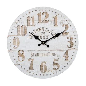 Horloge Murale Alexandra House Living Blanc Multicouleur Bois 34 x 4 x 34 cm de Alexandra House Living, Pendules murales - Ré...